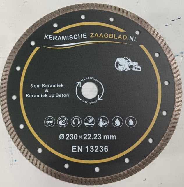 Ø230 mm voor keramiek accu slijpmachine